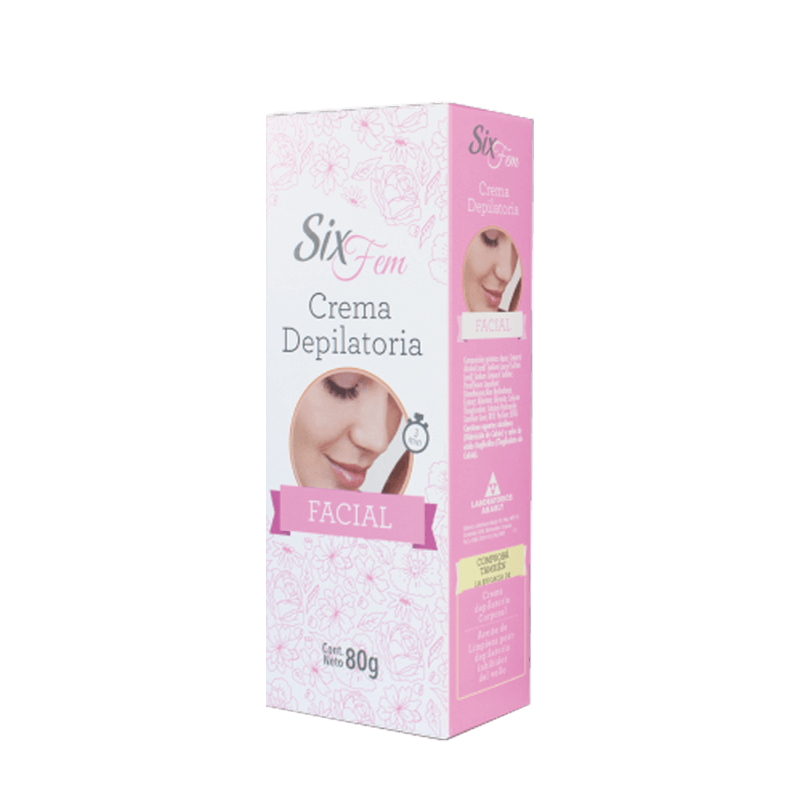Crema depilatoria facial
